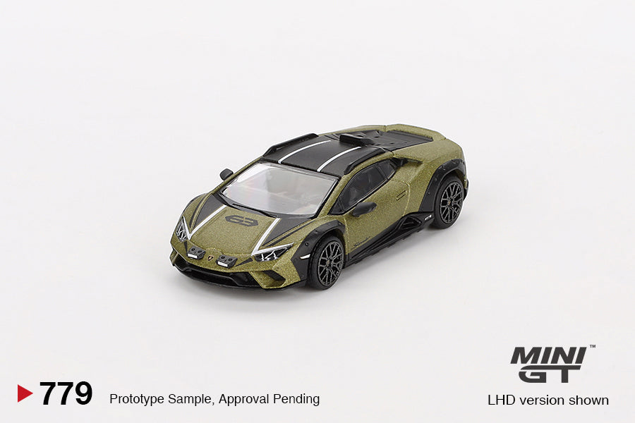 Mini GT 1/64 Lamborghini Huracán Sterrato Verde Gea Matt Green