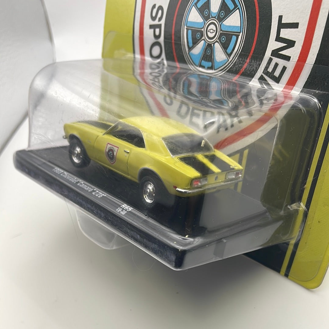 1/64 M2 Machines Auto-Drivers 1969 Chevrolet Camaro Yellow