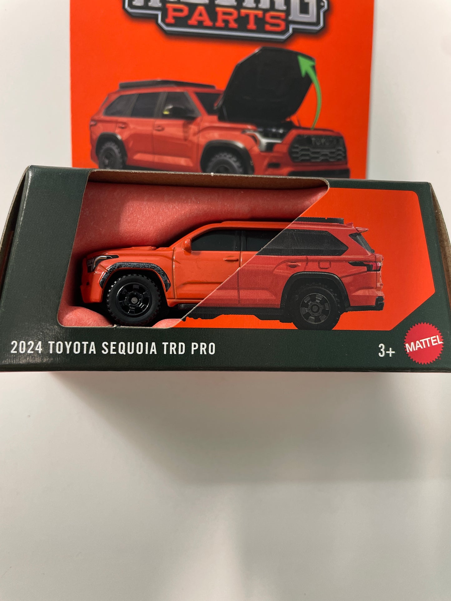 Matchbox 1/64 Moving Parts 2024 Toyota Sequoia TRD PRO Orange