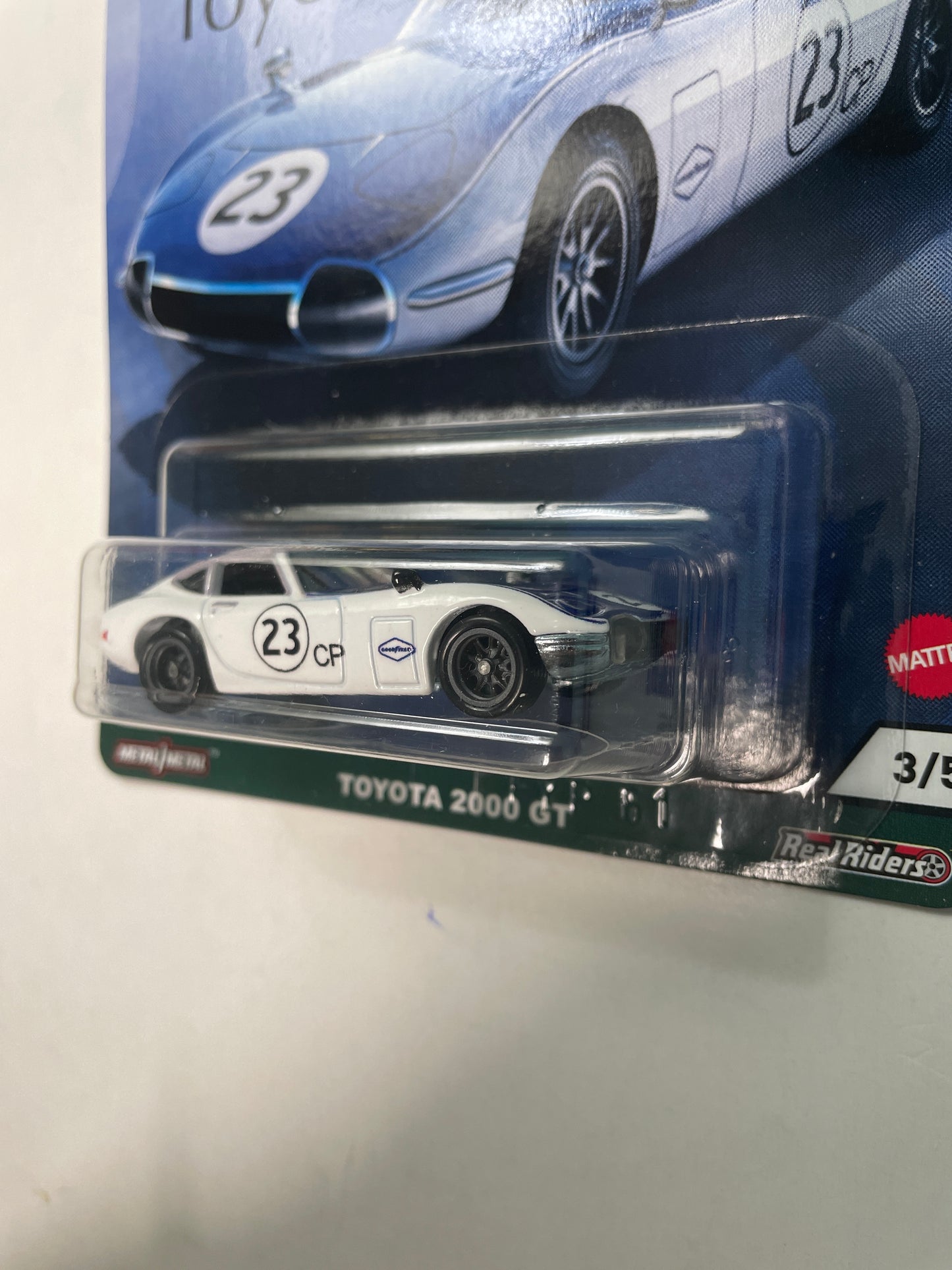 Hot Wheels 1/64 Car Culture Toyota 2000 GT White & Blue