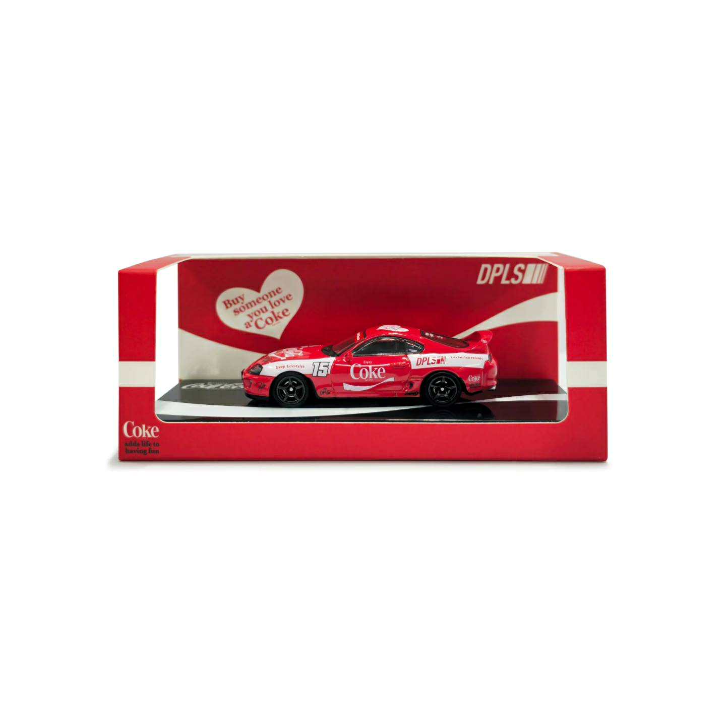 Inno64 1/64 Coca-Cola Toyota Supra (A80) Box Set Hong Kong Toy Car Salon 2025 Exclusive Event Model