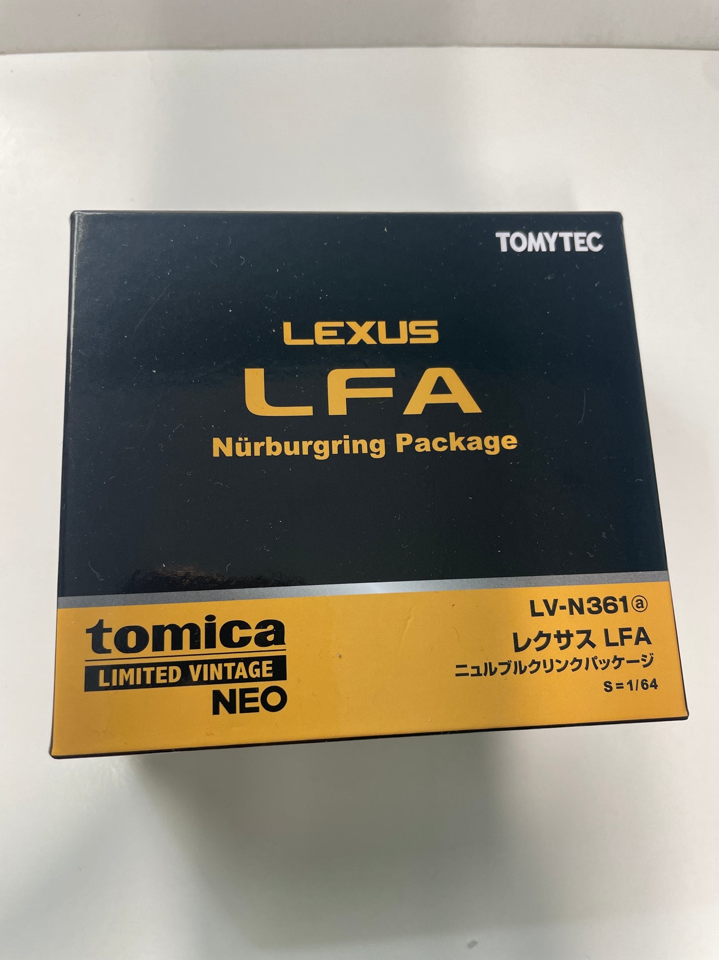 Tomica Limited Vintage Neo 1/64 LV-N361a Lexus LFA Nurburgring Package (Orange)