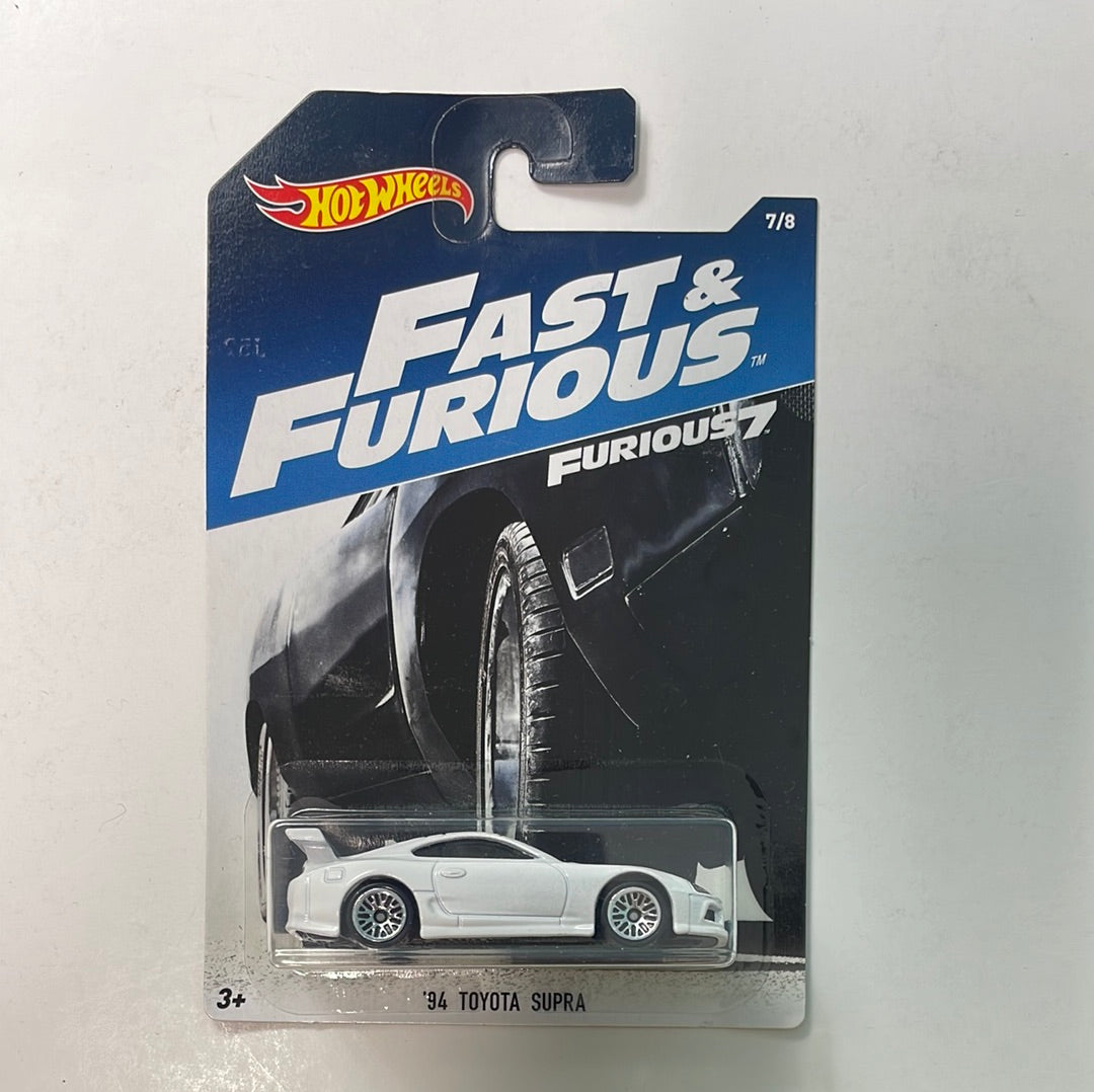 Hot Wheels 1/64 Fast And Furious ‘94 Toyota Supra White