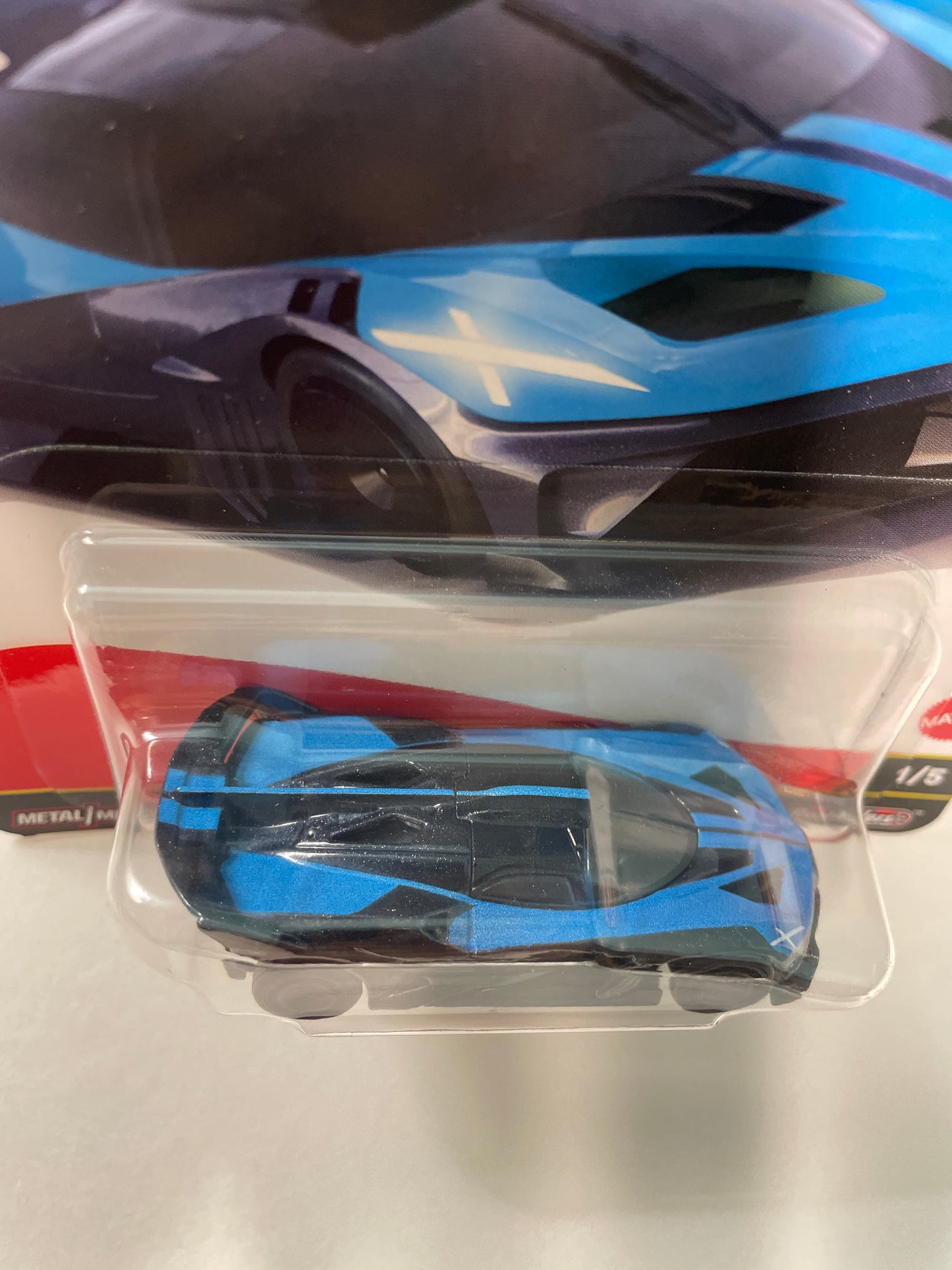 Hot Wheels 1/64 Car Culture Euro Speed Bugatti Bolide Blue - JBK79