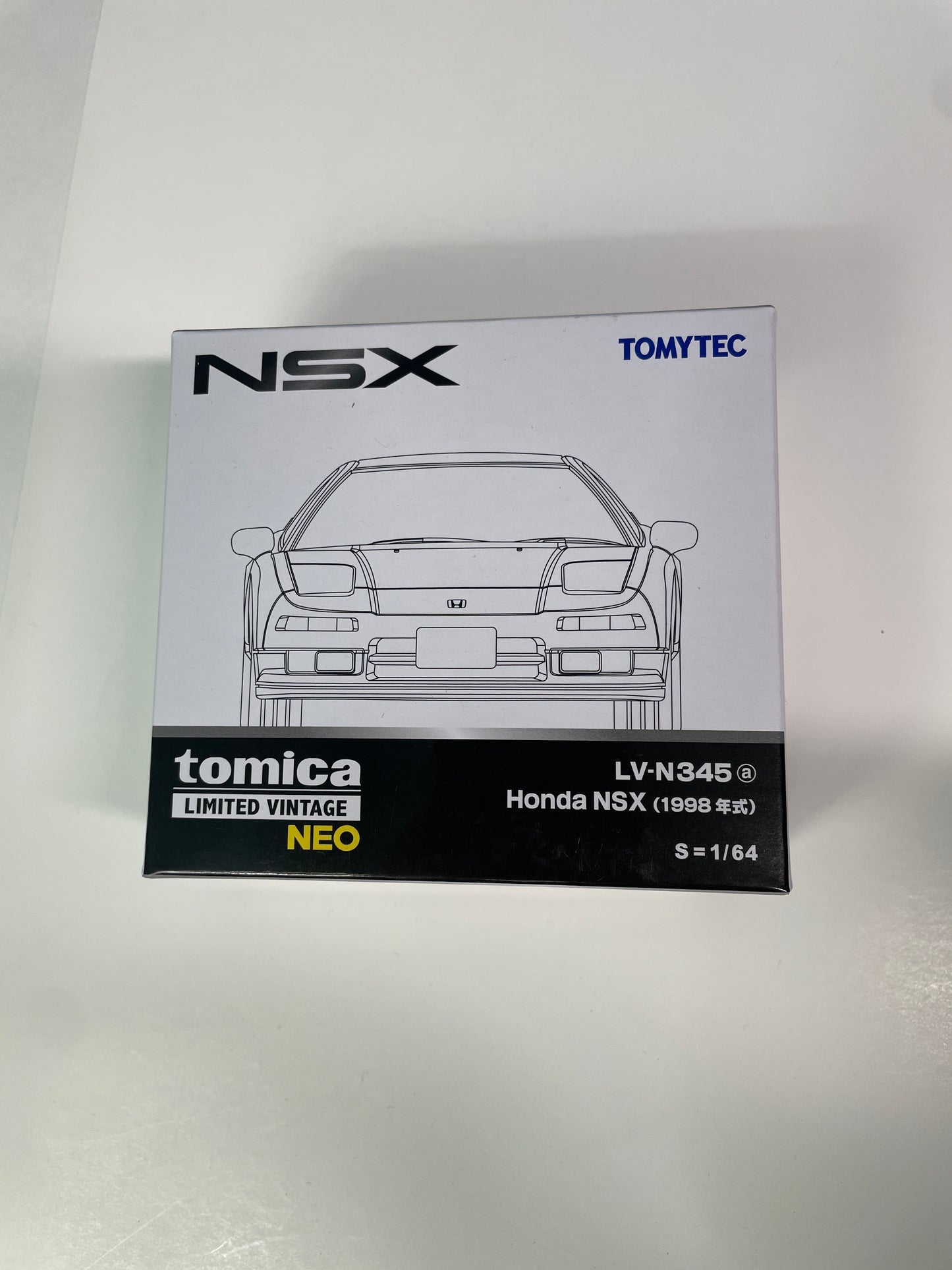 Tomica Limited Vintage Neo 1/64 LV-N345a Honda NSX 1998 White