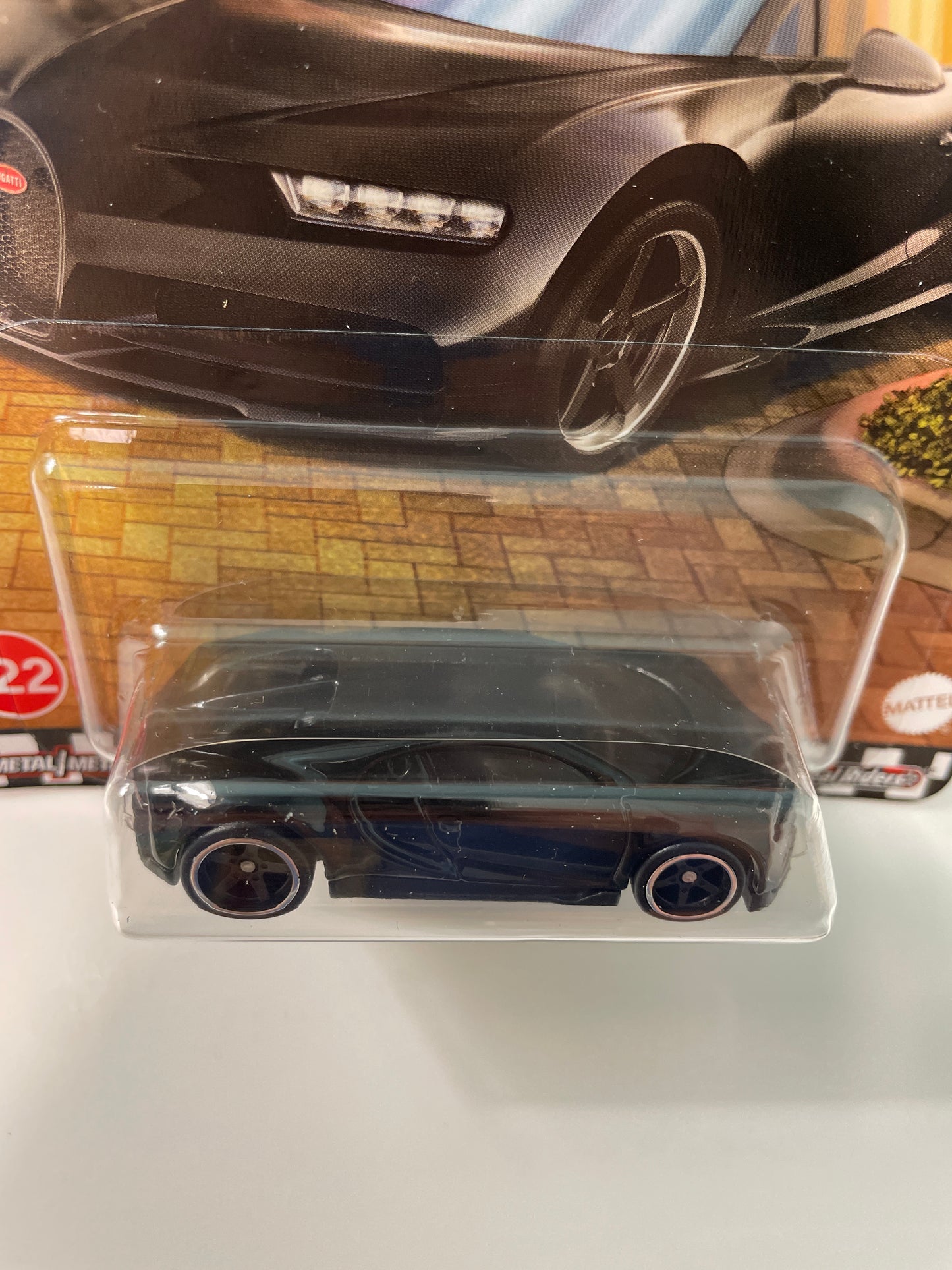 Hot Wheels 1/64 Boulevard Mix B ‘16 Bugatti Chiron Black