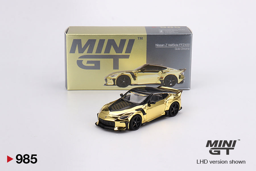 Mini GT 1/64 Nissan Z VeilSide FFZ400 Gold Chrome - MGT00985