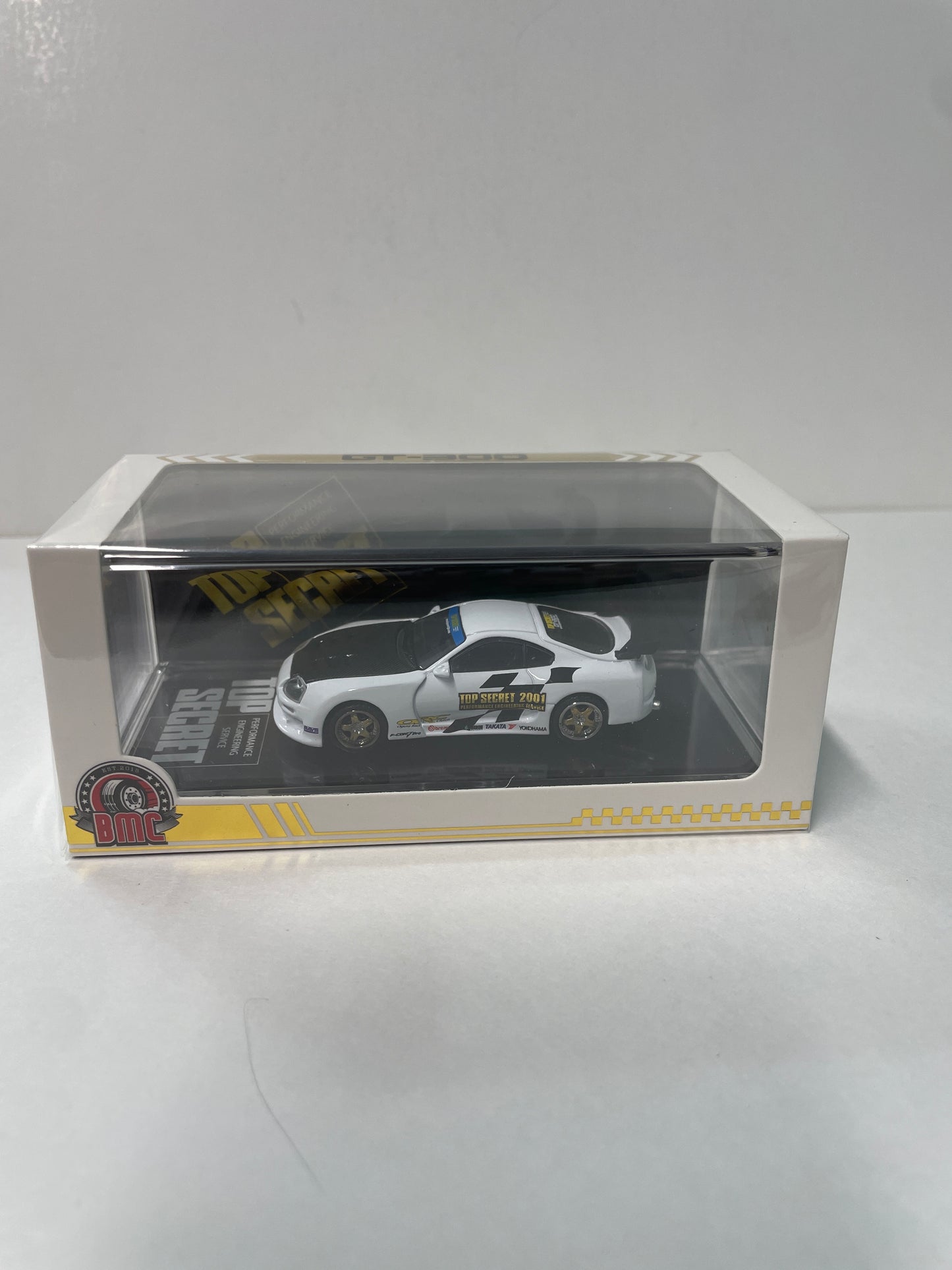BM Creations 1/64 Toyota Supra Top Secret GT-300 (JZA80) White