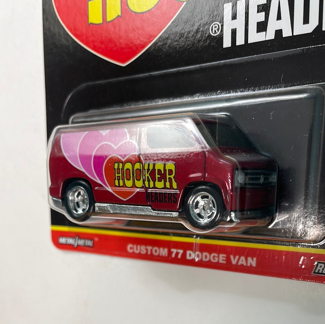 Hot Wheels 1/64 Pop Culture Speed Shop Custom ‘77 Dodge Van Red
