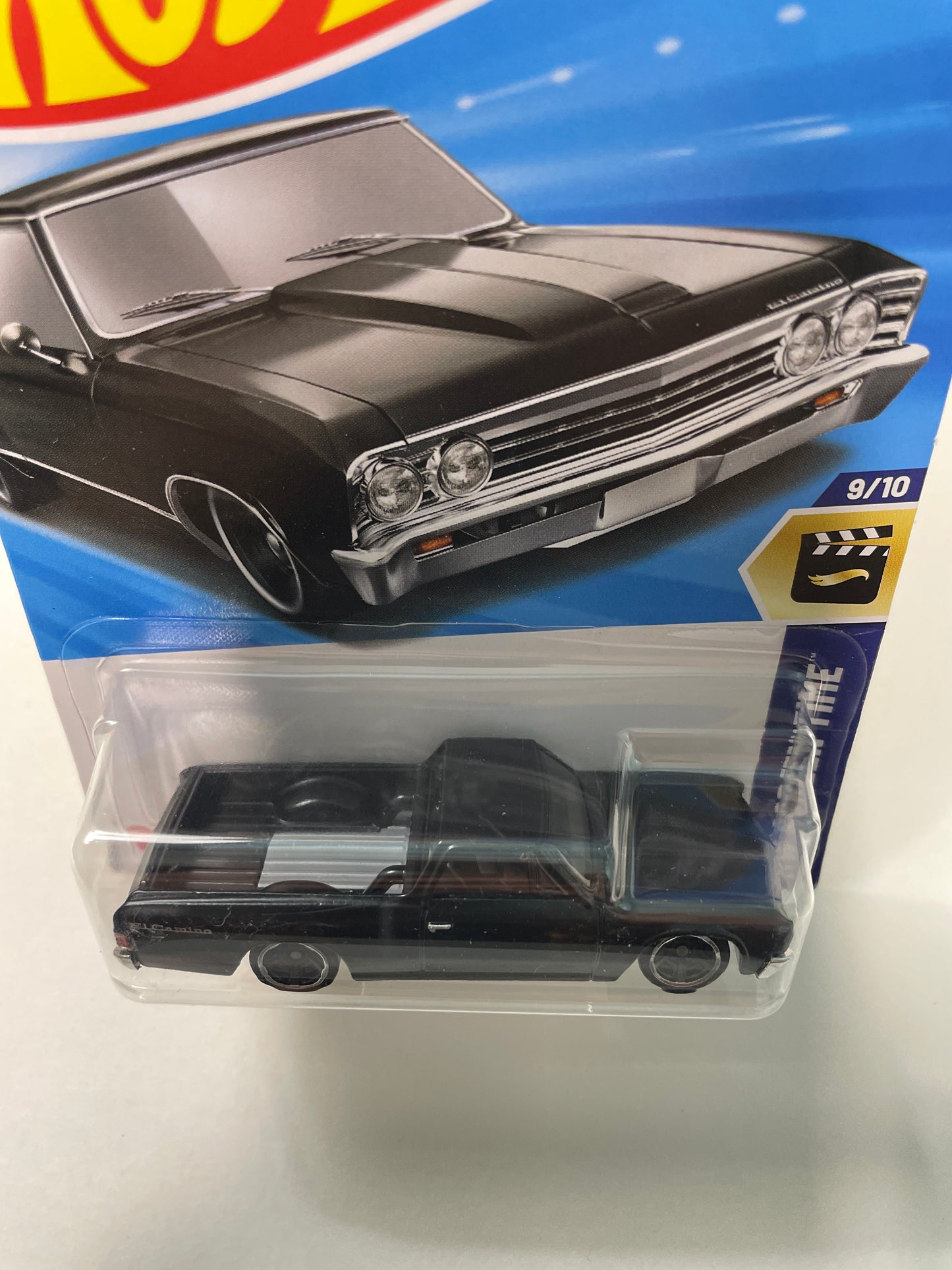 Hot Wheels 1/64 Fast and Furious Chevy El Camino Black - Damaged Box