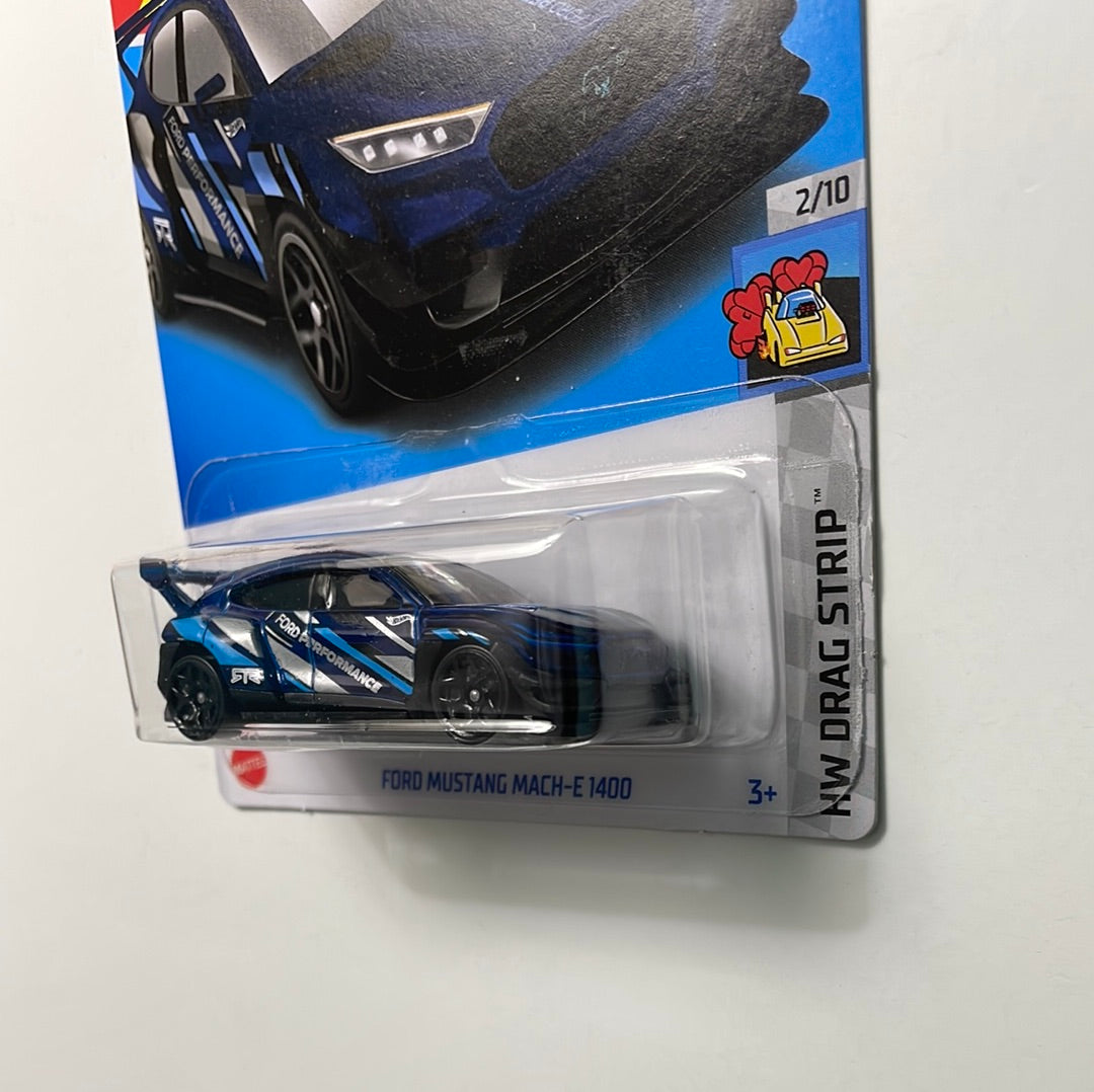 Hot Wheels 1/64 Ford Mustang Mach-E 1400 Blue