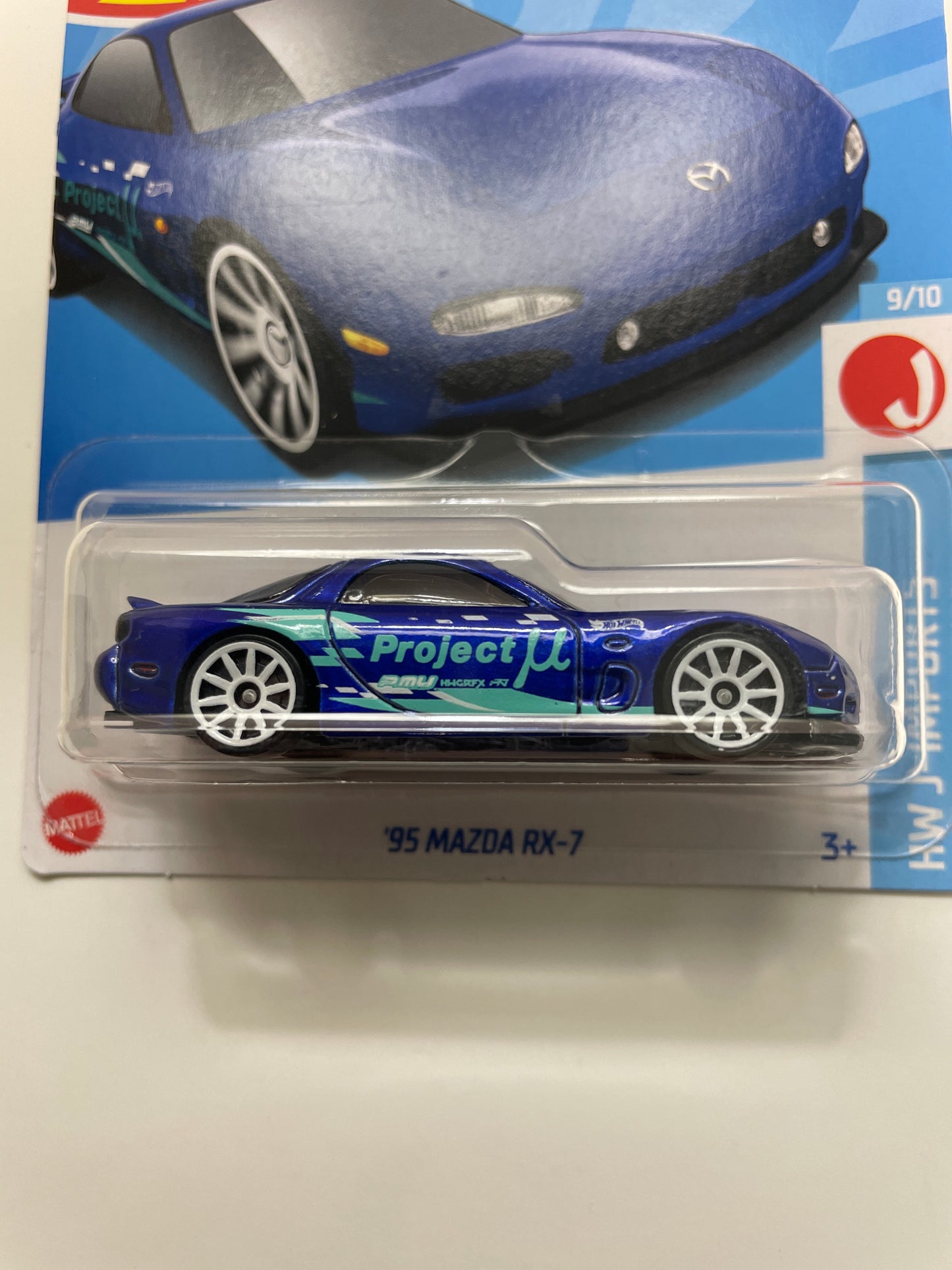 Hot Wheels 1/64 ‘95 Mazda RX-7 Blue