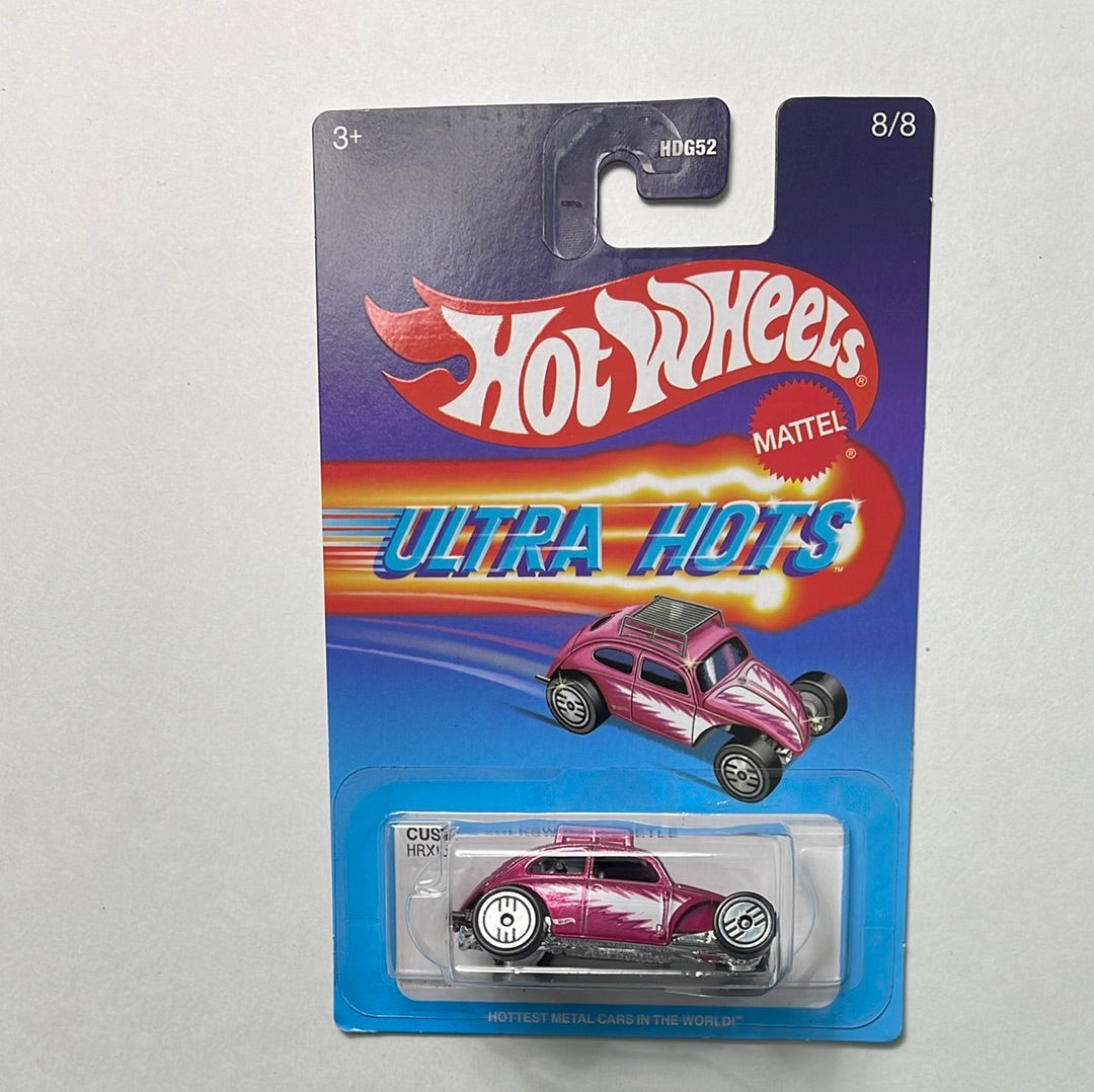 Hot Wheels 1:64 Scale Custom VW Beetle Die-Cast Car - Collector's Edition Metal Miniature