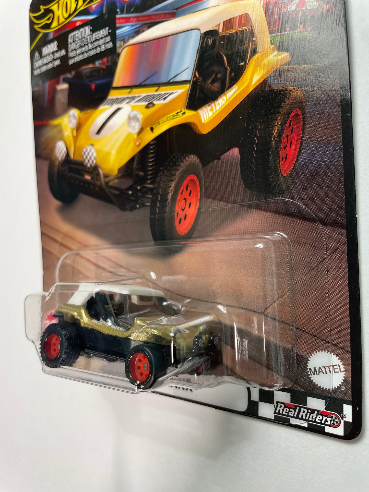 Hot Wheels 1/64 Boulevard Meyers Manx Gold & Black