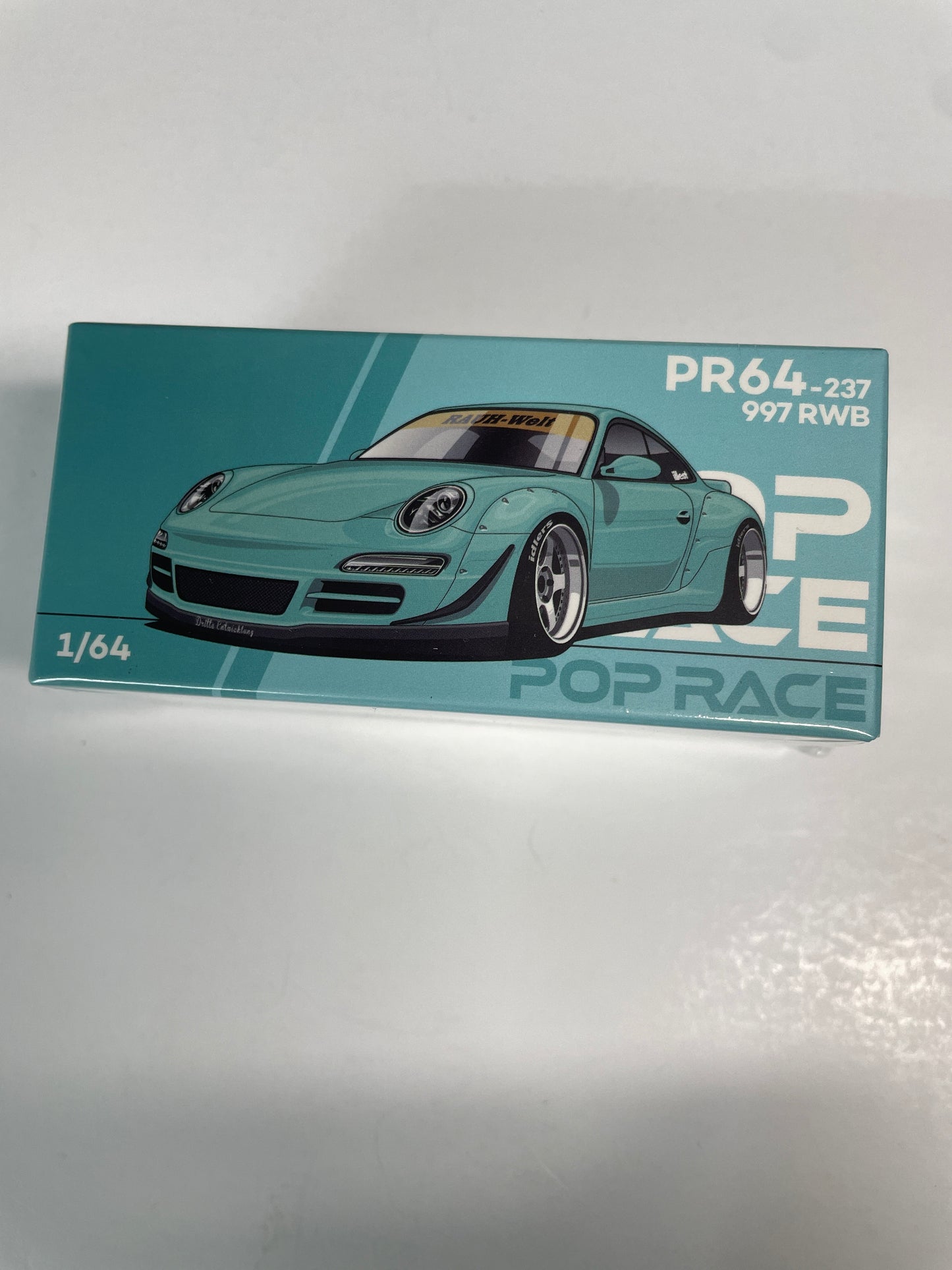 Pop Race 1/64 997 RWB Tiffany Blue - PR64-0237