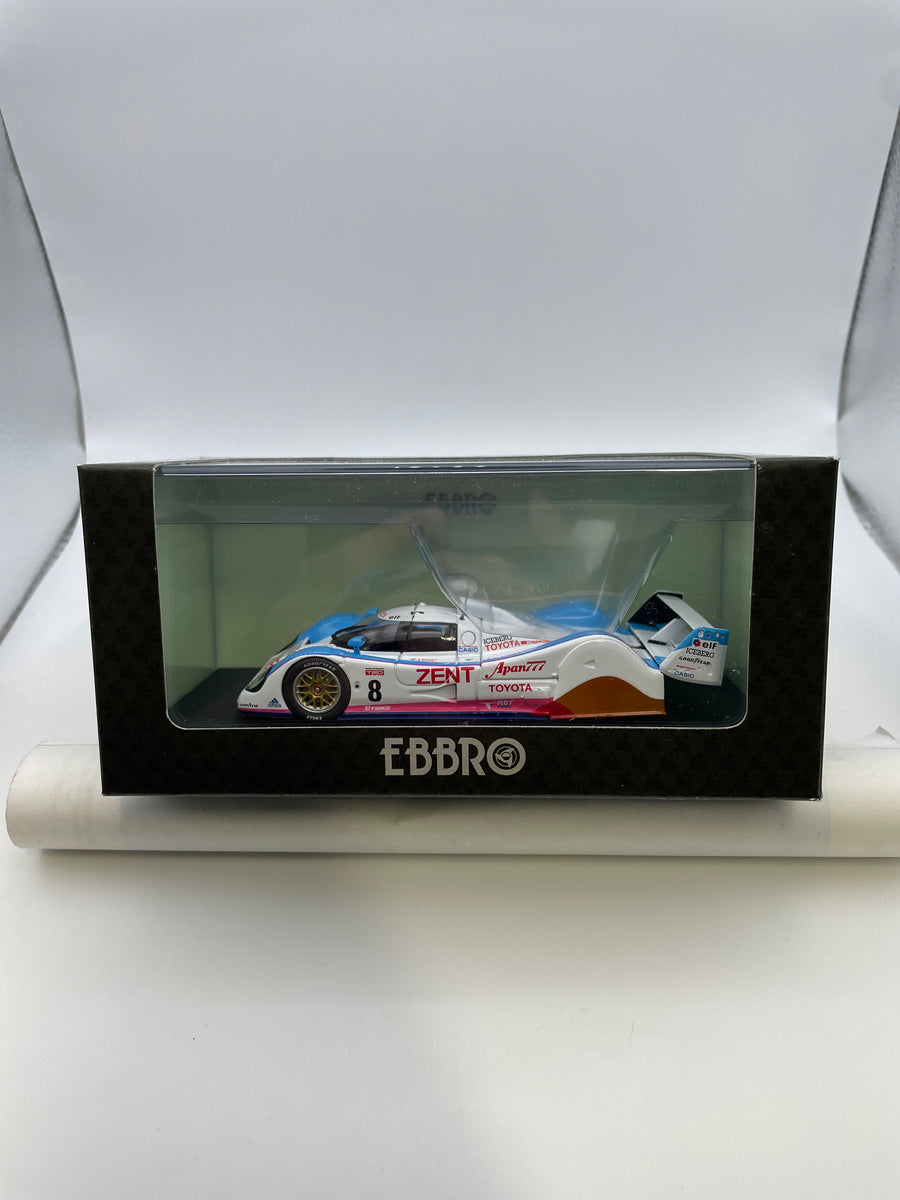 Ebbro 1/43 Toyota TS010 Zent 1992 n8 White & Blue – Flipn