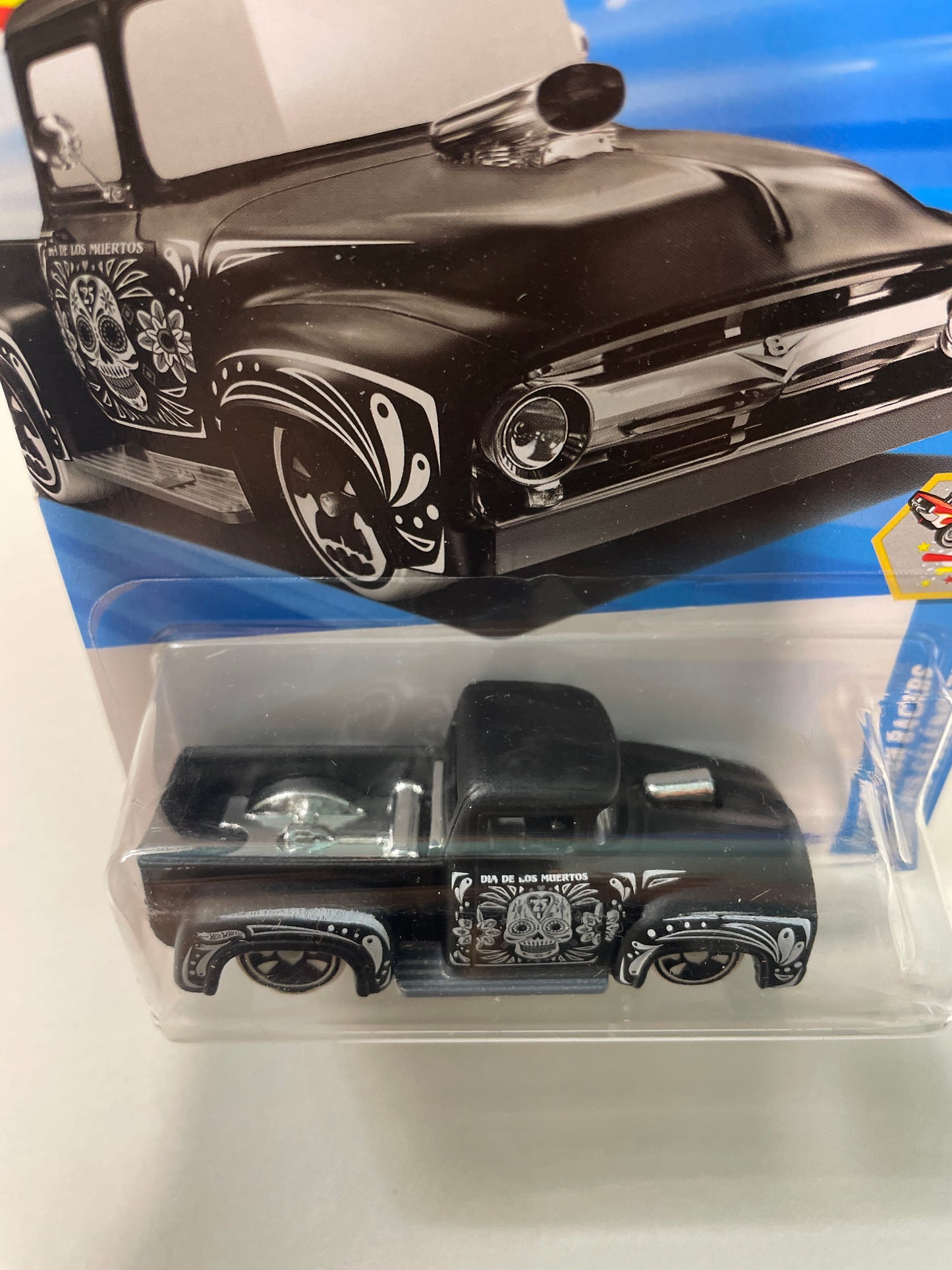 Hot Wheels 1/64 Custom/Personnalisé ‘56 Ford Truck/Camion Black & White