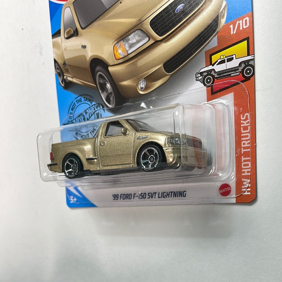 Hot Wheels 1/64 ‘99 Ford F-150 SVT Lightning Gold
