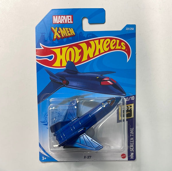 Hot Wheels 1/64 X-Men X-Jet Blue
