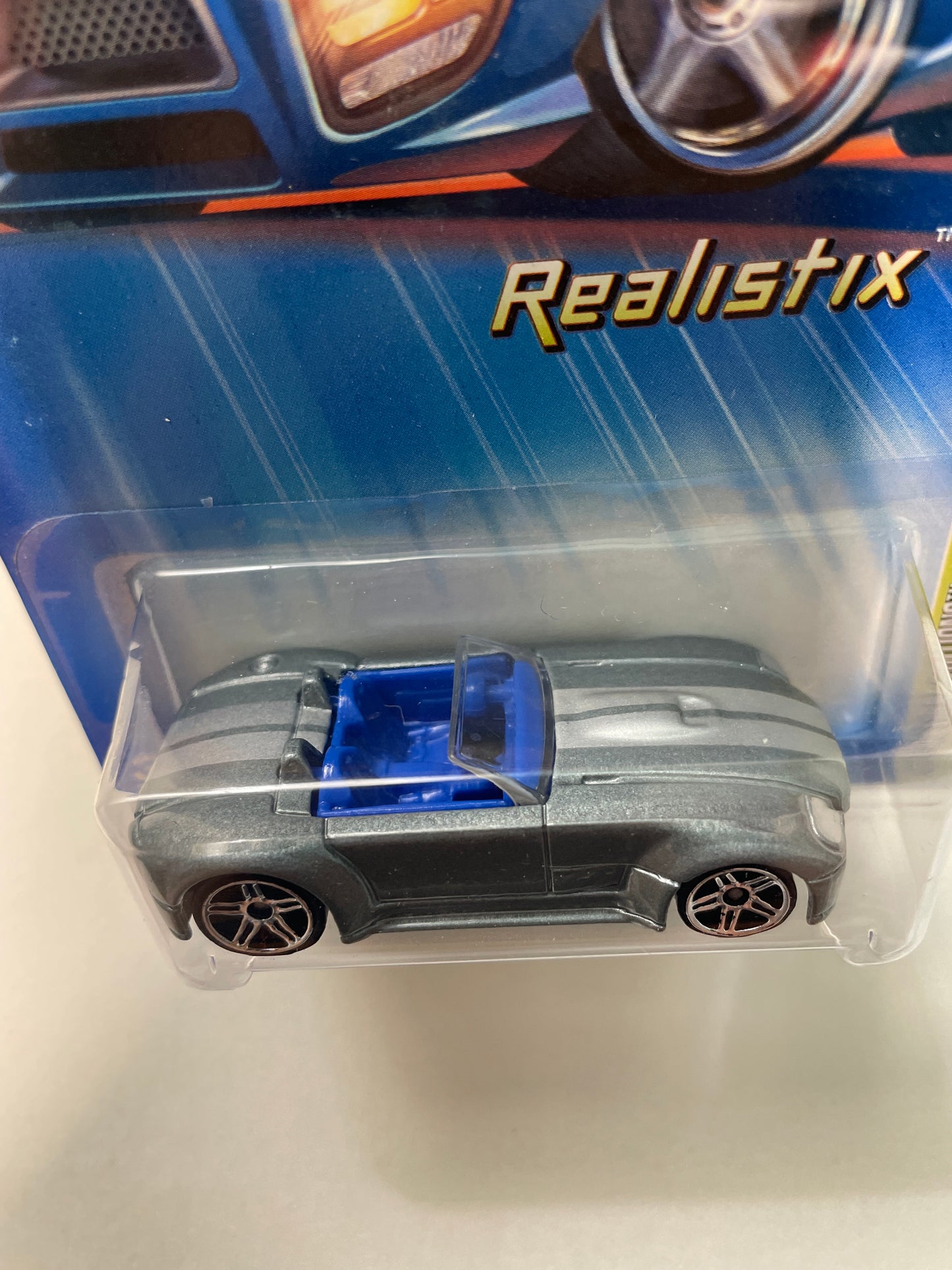 Hot Wheels 1/64 Realistix Ford Shelby Cobra Concept Grey - Damaged Box