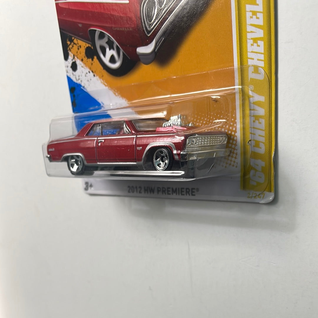 Hot Wheels 1/64 ‘64 Chevy Chevelle SS Red