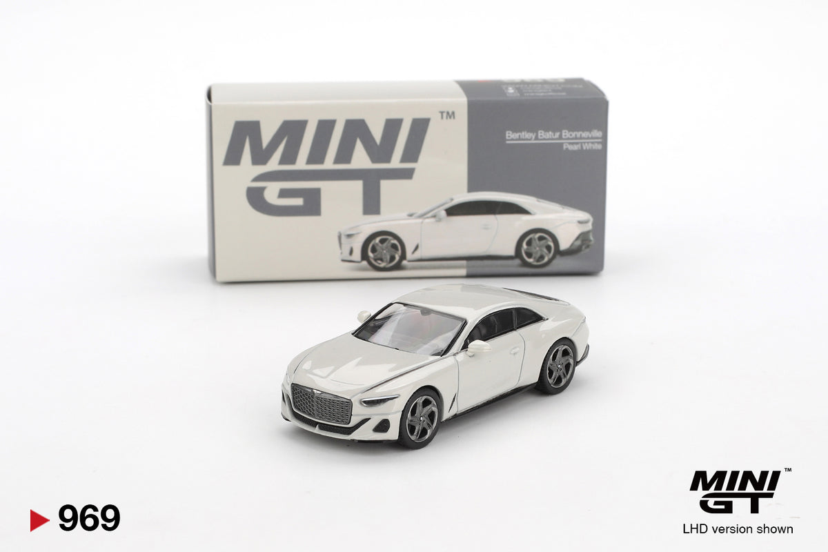 Mini GT 1/64 Bentley Batur Bonneville Pearl White - MGT00969