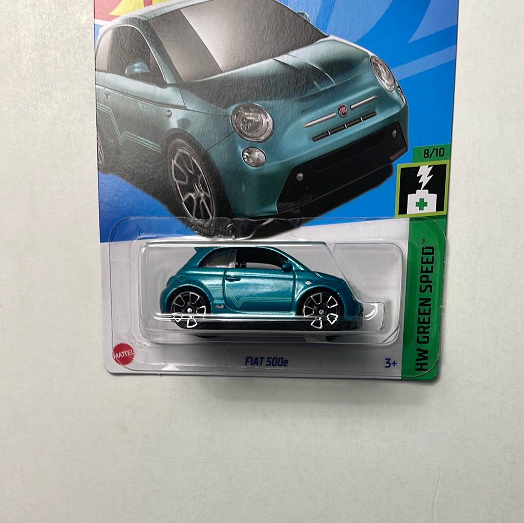 Hot Wheels 1/64 Fiat 500e Teal