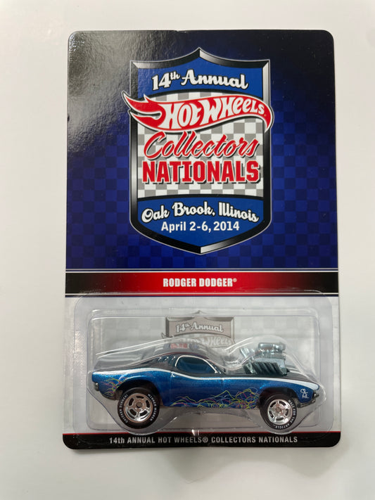 Hot Wheels 1/64 14th Annual Collectors Nationals Convention Dinner Rodger Dodger Blue