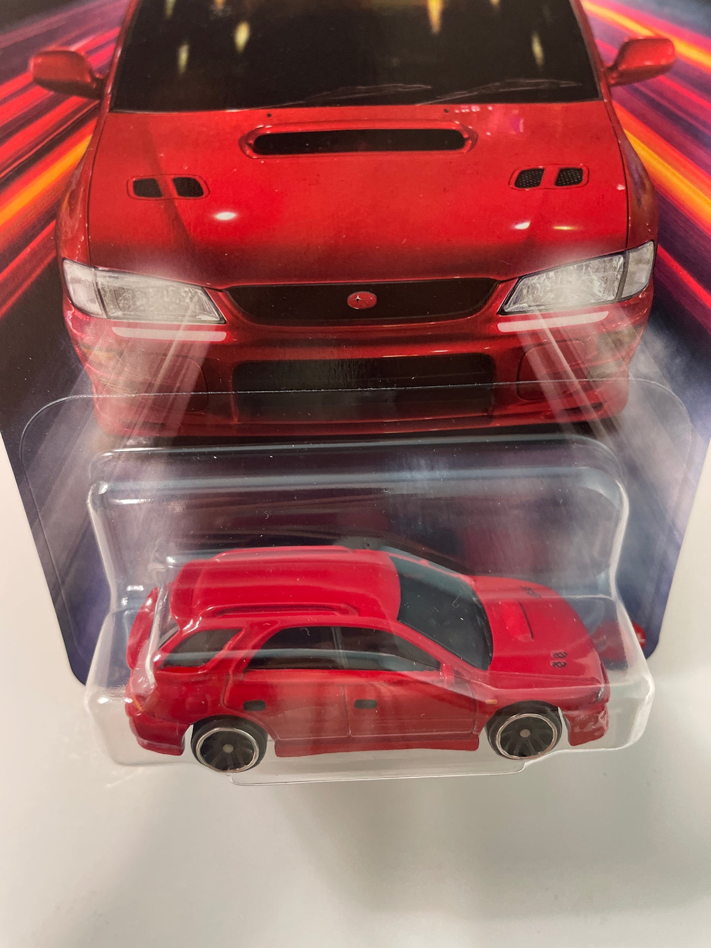 Hot Wheels 1/64 Silver Series Dream Lineup Fast & Furious 1999 Subaru Impreza Red - JKX10