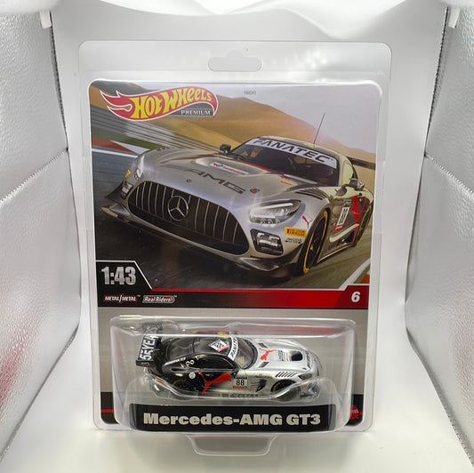 1/43 Hot Wheels Mercedes-AMG GT3 Black & Silver