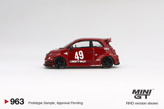 Mini GT 1/64 LB-WORKS x Abas Works ABARTH 595 Red