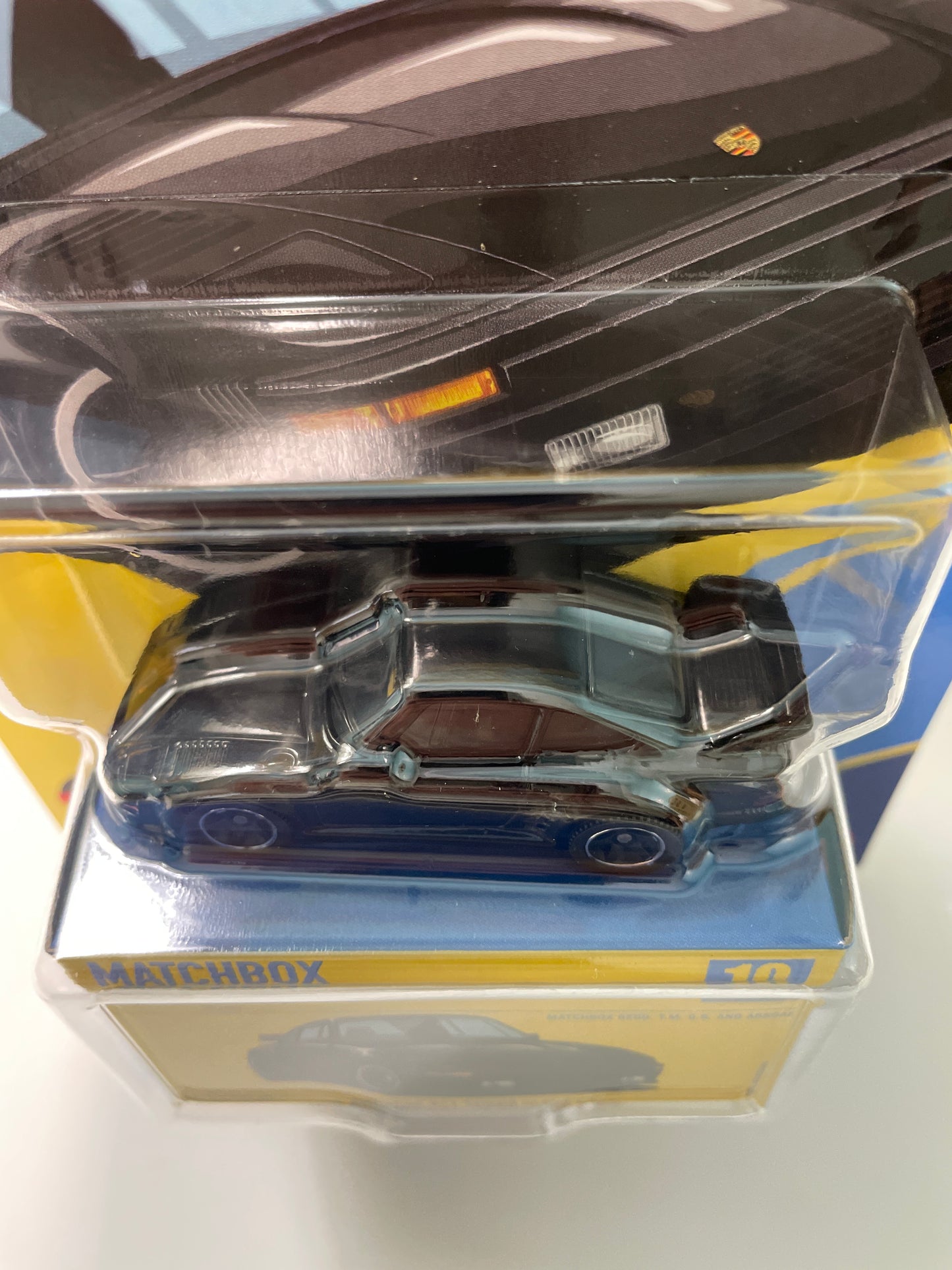 Matchbox Collectors 1/64 1988 Porsche 911 Turbo Slant Nose Black - JJV95