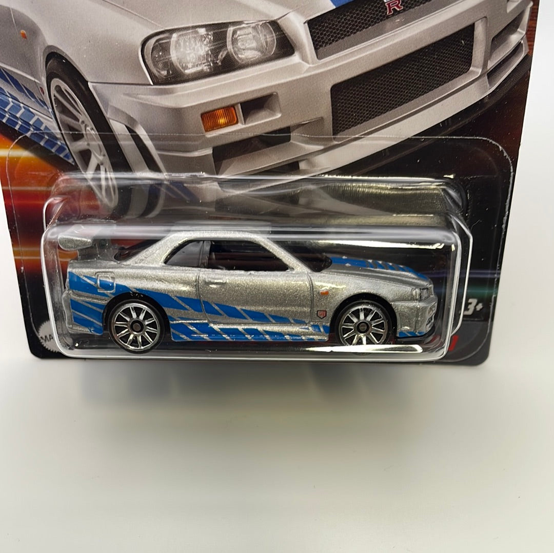 Hot Wheels 1/64 Fast And Furious Series 2 Nissan Skyline GT-R (BNR34) –  Flipn Diecast