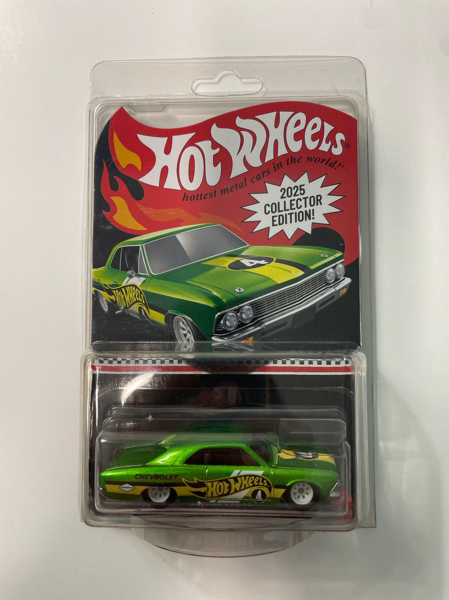 Hot Wheels 1/64 Mail In Collector Edition '66 Chevy Chevelle Green - JCB39-NK910