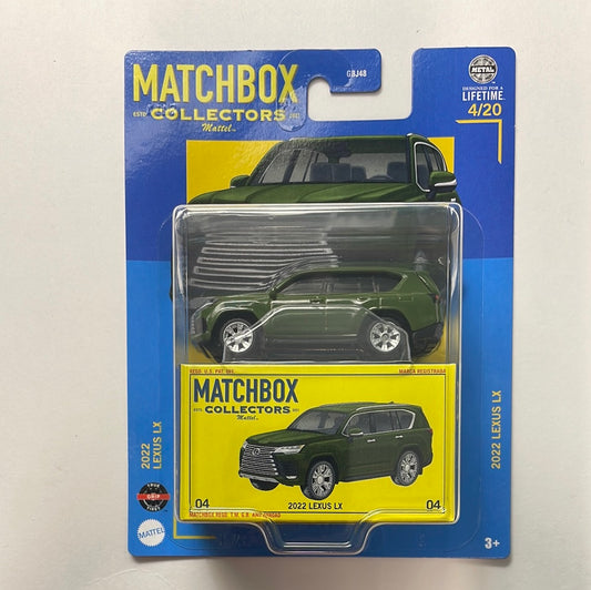 Matchbox Collectors 1/64 2022 Lexus LX Green