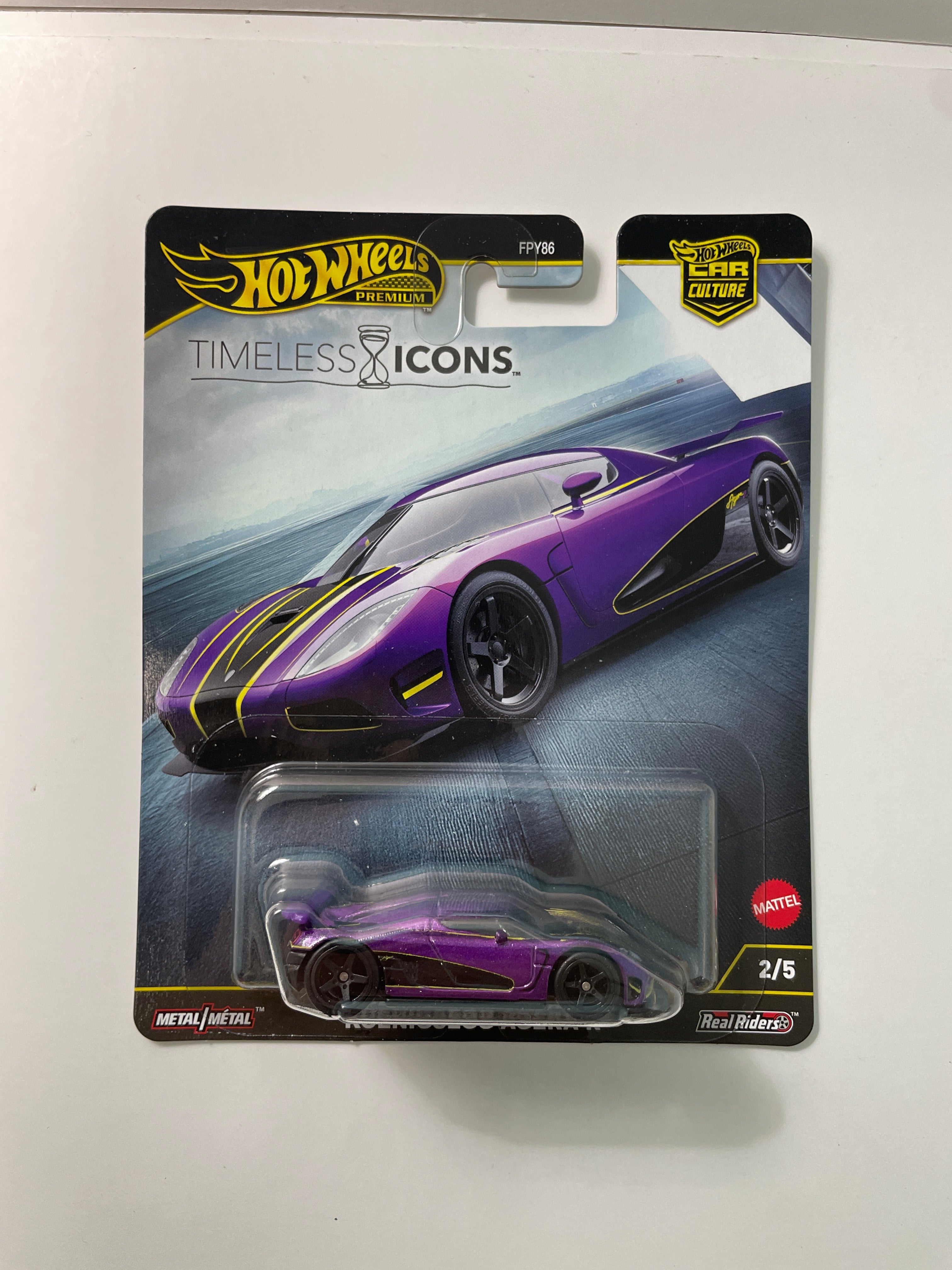Hot Wheels 1/64 Car Culture Timeless Icons Koenigsegg Agera R