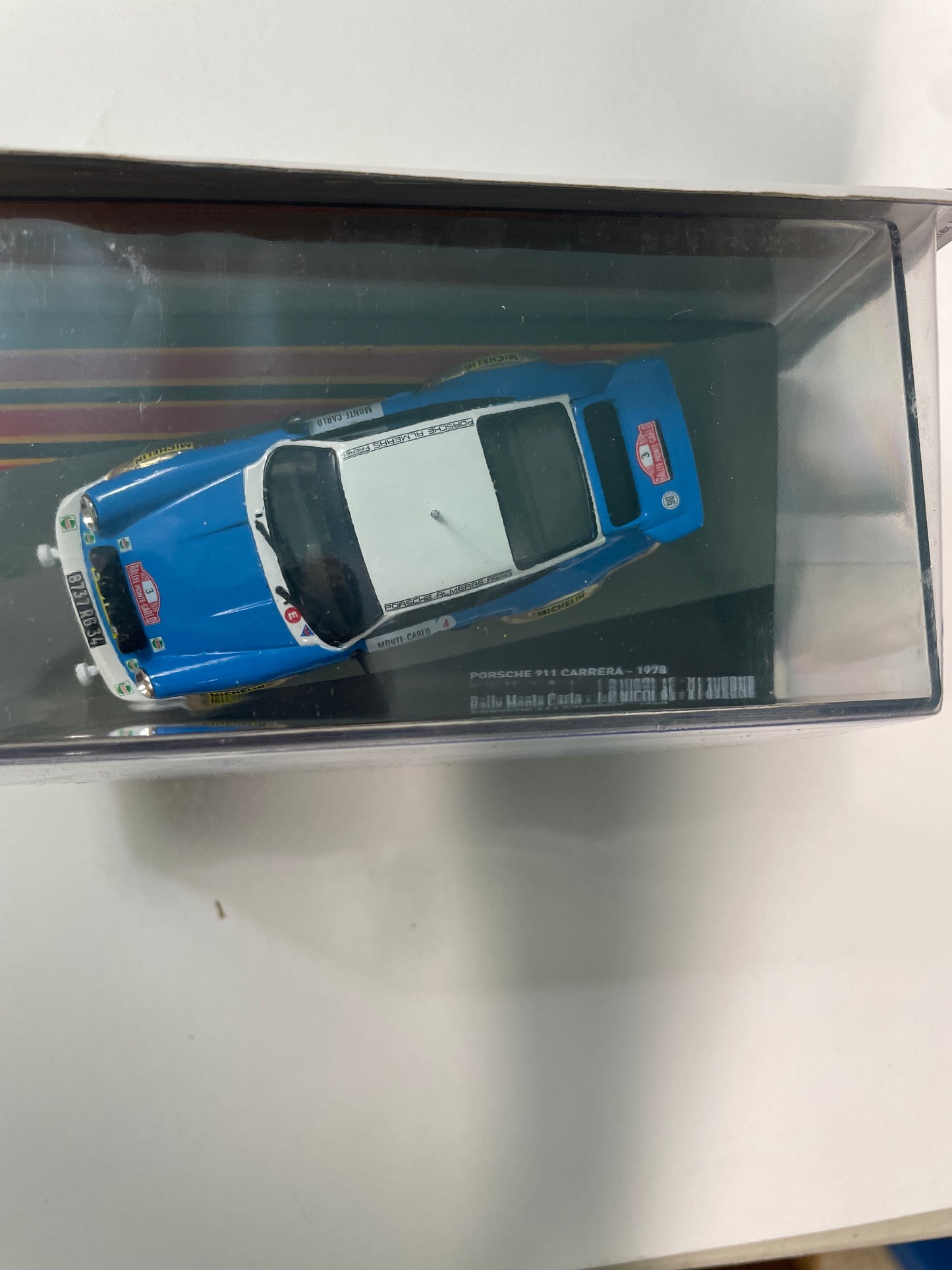 Altaya 1/43 Porsche 911 Carrera 1978 #3 Blue & White