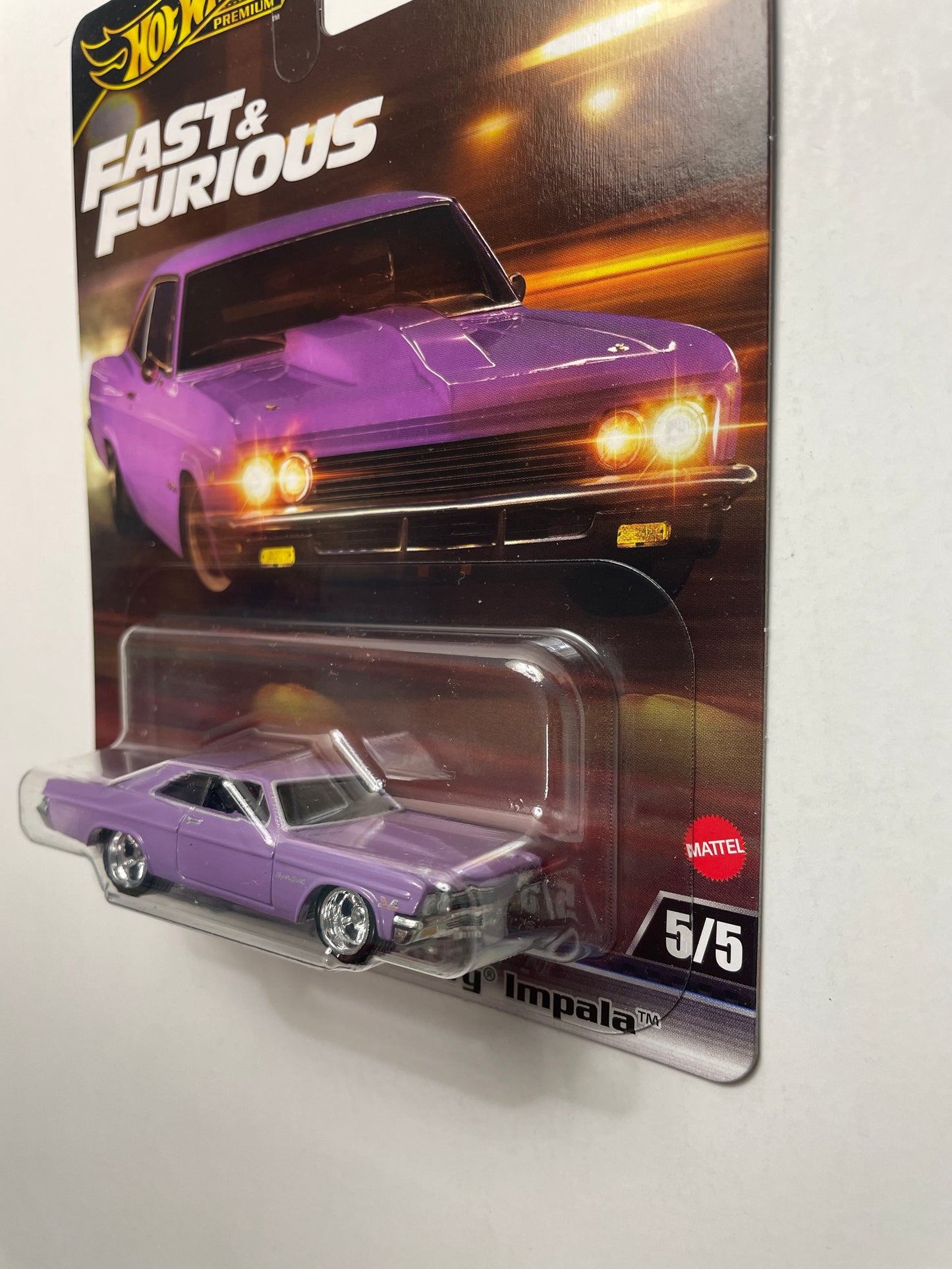 Hot Wheels 1/64 Fast & Furious Mix K 1966 Chevy Impala Purple