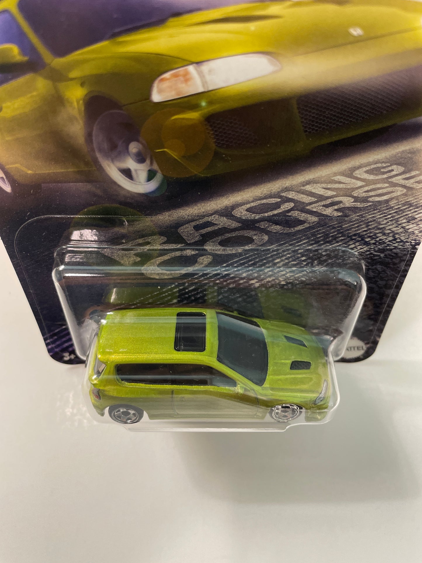 Hot Wheels 1/64 Silver Series Fast and Furious Racing Course Honda Civic EG Green - JBY39