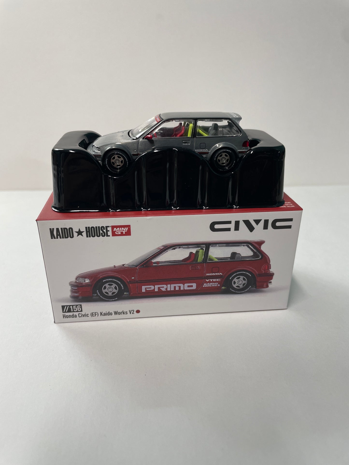 *Chase* Mini GT x Kaido House 1/64 Honda Civic (EF) Kaido Works V2 Red