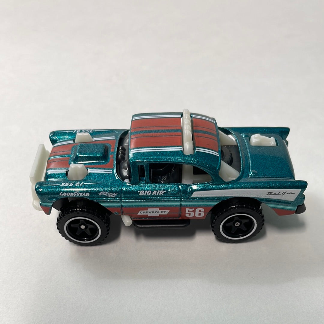 *Loose* Hot Wheels 1/64 5 Pack Exclusive Big-Air Bel-Air Teal