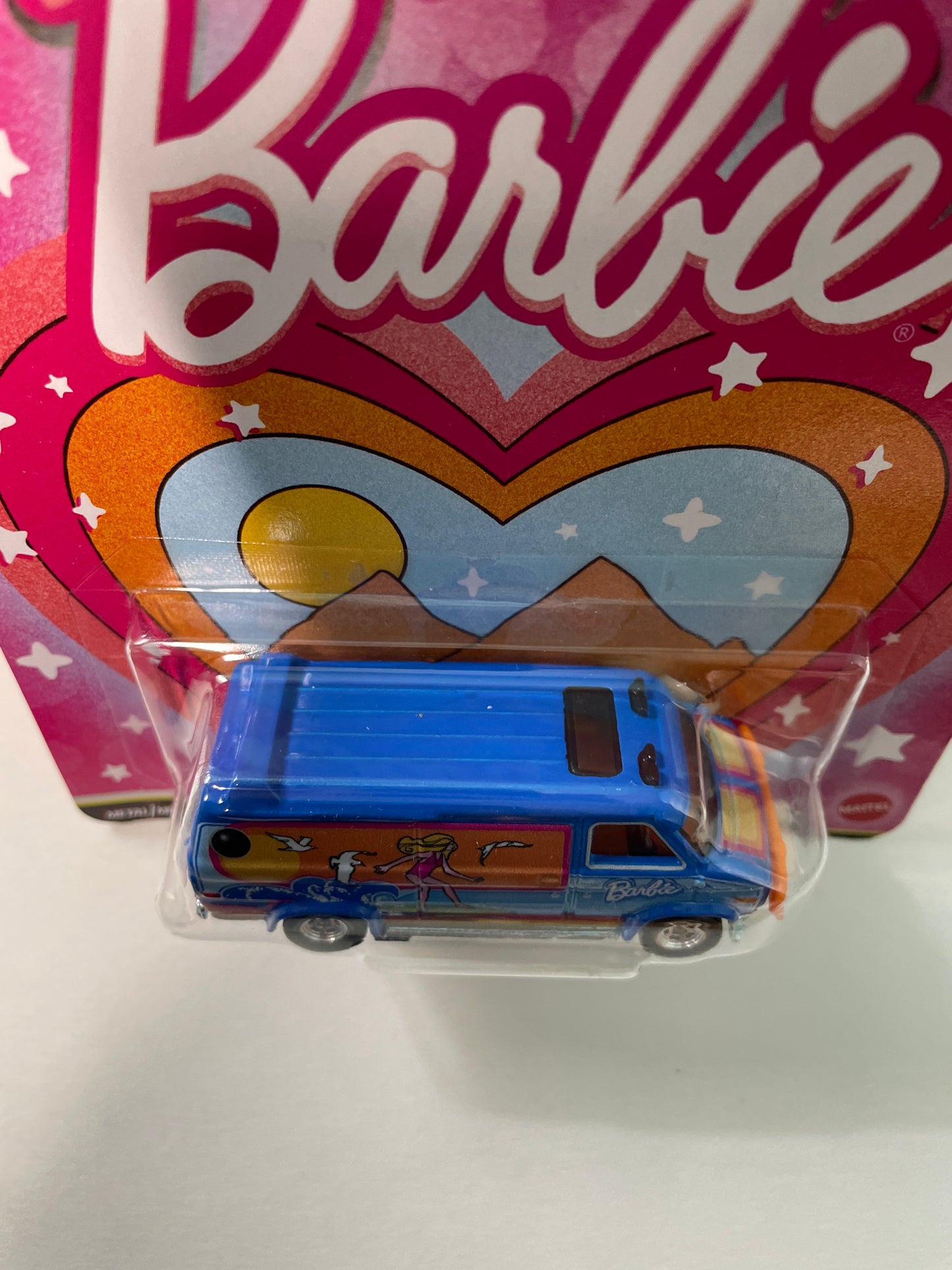 Hot Wheels 1/64 Pop Culture Barbie custom GMC Panel Van/ Fourgonnette GMC Personnalisee Blue - JHW98