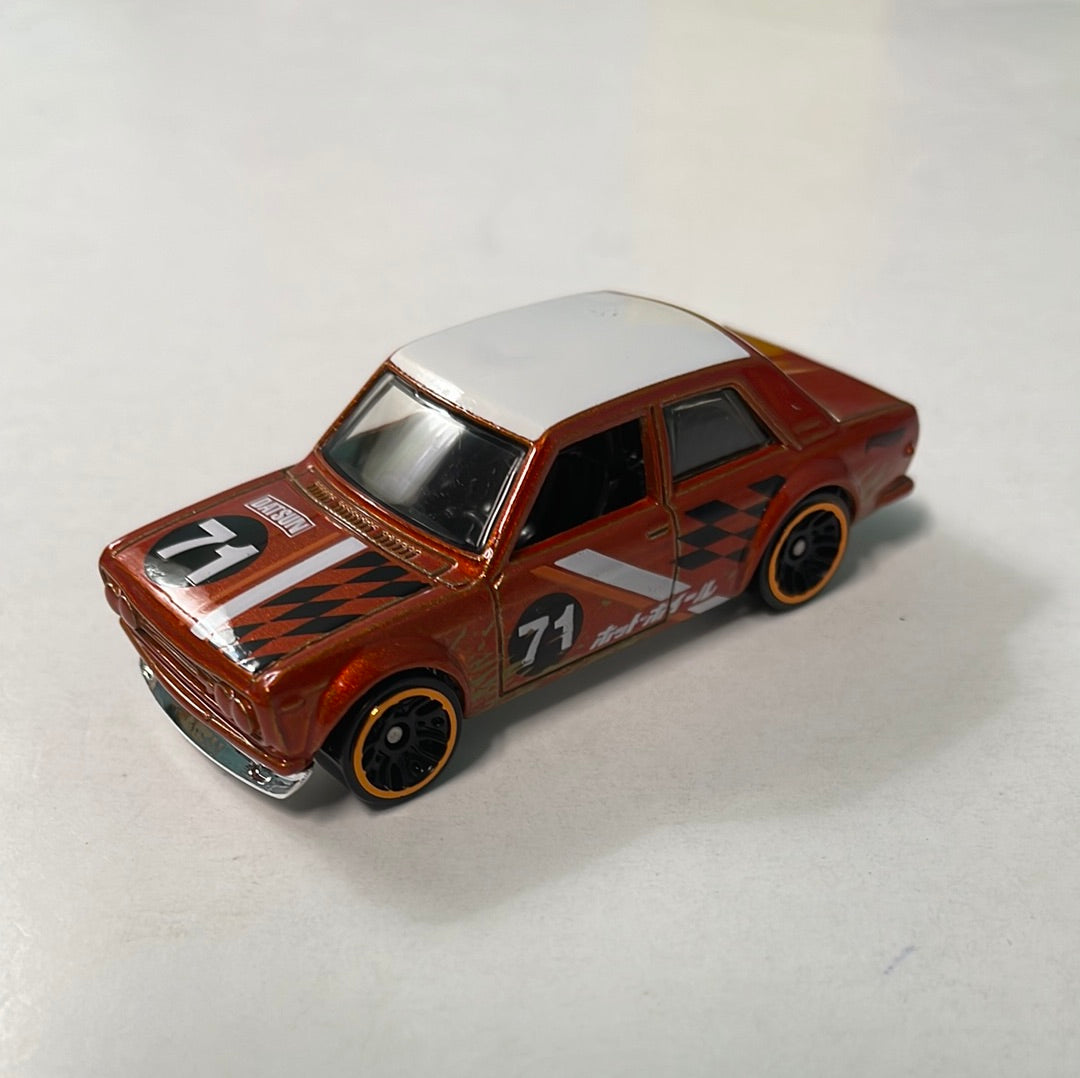 *Loose* Hot Wheels 1/64 Mystery Models ‘71 Datsun 510 Orange