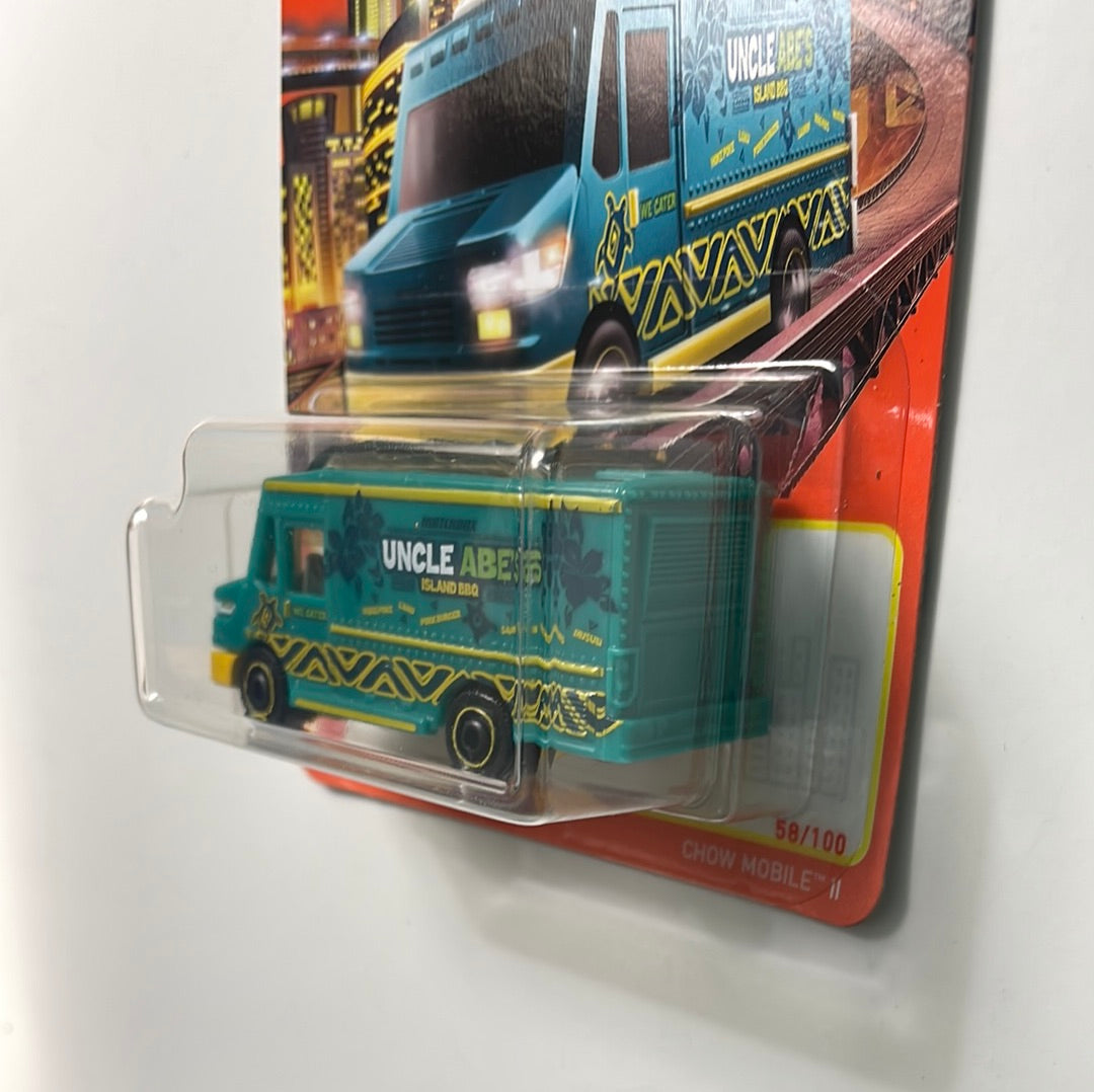 Matchbox 1/64 Chow Mobile ll Green & Yellow