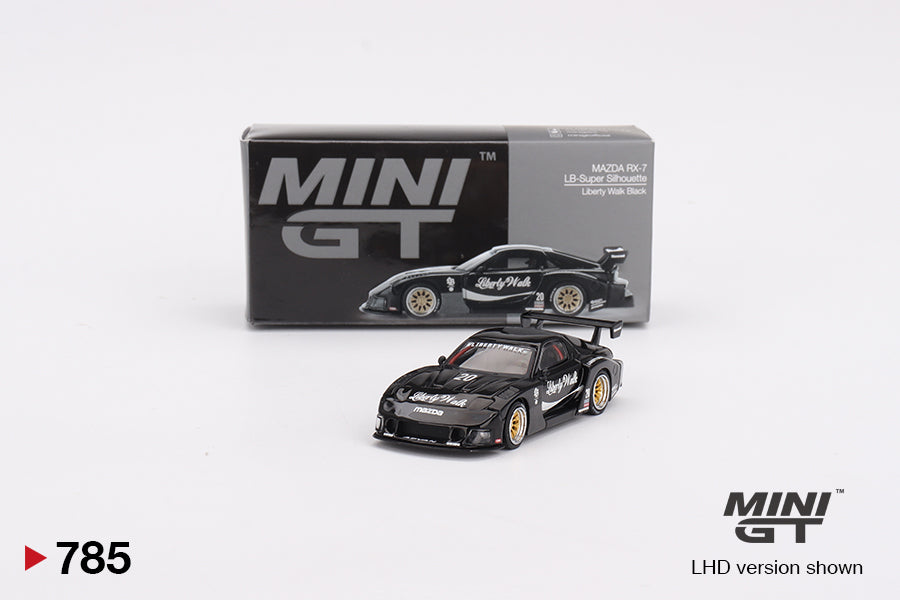Mini GT 1/64 MAZDA RX-7 LB-Super Silhouette Liberty Walk Black