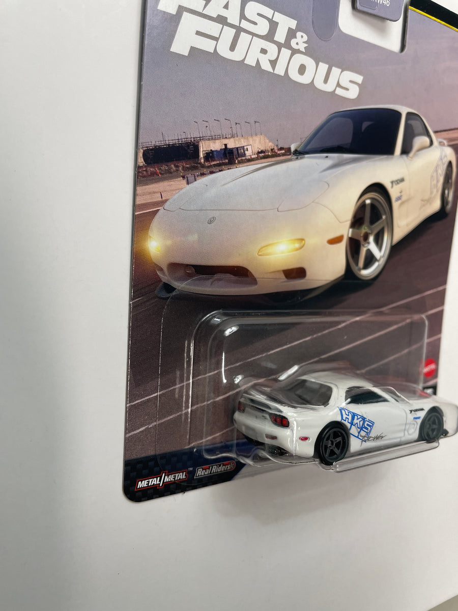 Hot Wheels 1/64 Fast & Furious Mix K Mazda RX-7 FD White