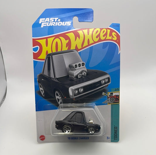 *Japan Card* Hot Wheels 1/64 ‘70 Dodge Charger Black Fast n Furious