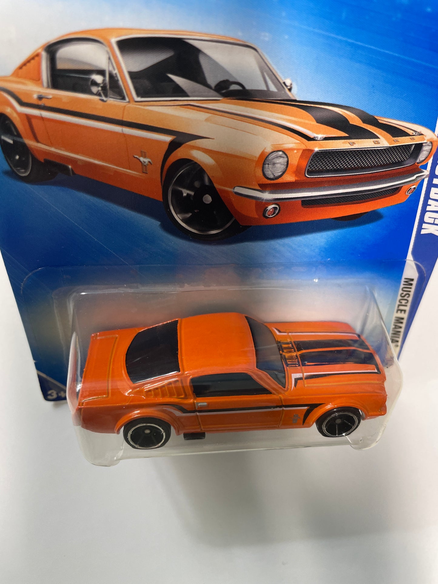 Hot Wheels 1/64 '65 Ford Mustang Fastback Orange