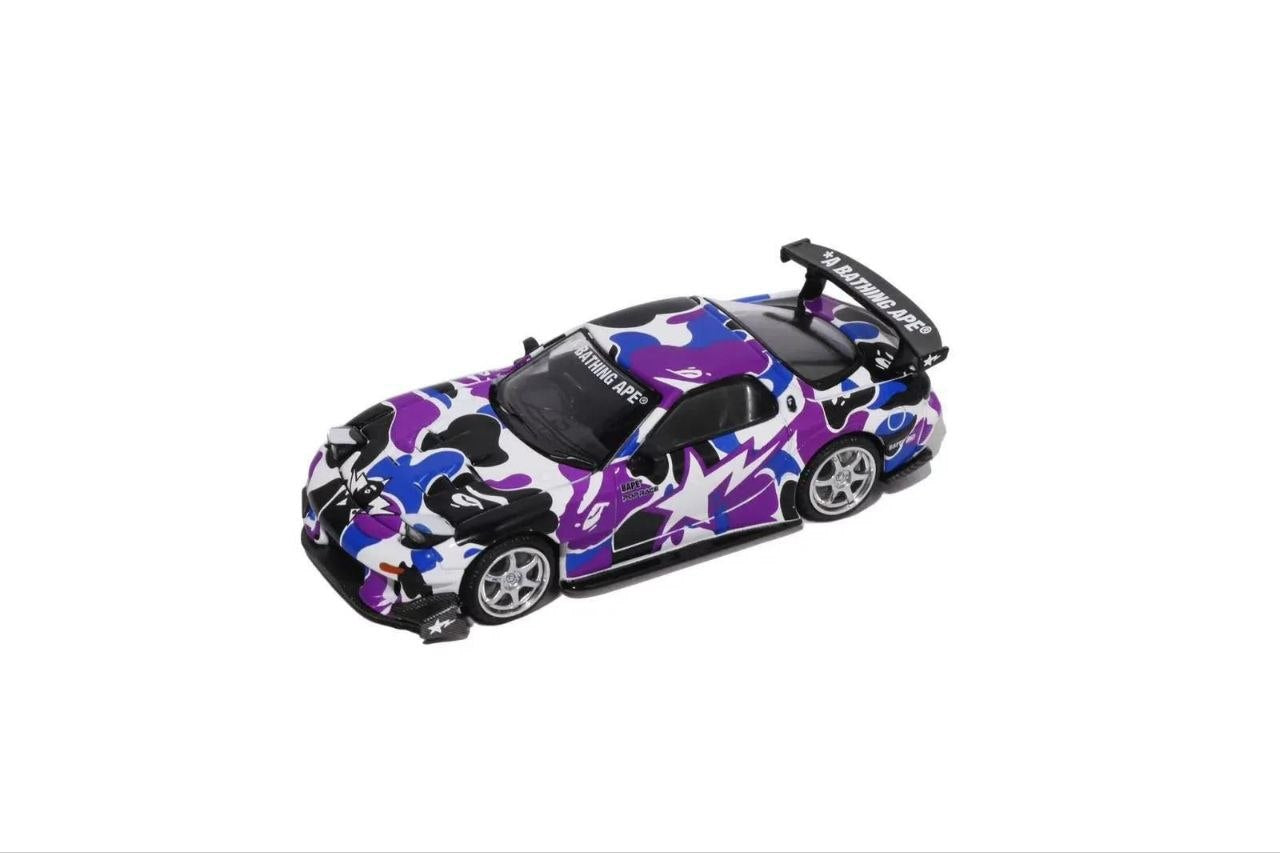 Pop Race x Bape 1/64 Mazda RX-7 FD3S Re-Amemiya Hong Kong 20th