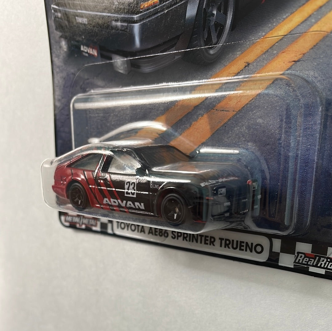 Hot Wheels 1/64 HW Boulevard Toyota AE86 Sprinter Trueno Black - HKF28